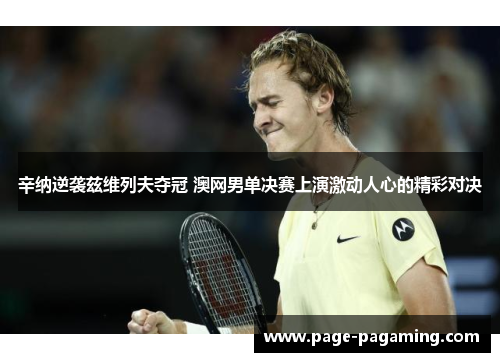辛纳逆袭兹维列夫夺冠 澳网男单决赛上演激动人心的精彩对决